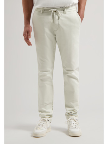 Dstrezzed Heren Tapered Jogger Broek Twill Knit Zwart Lancaster