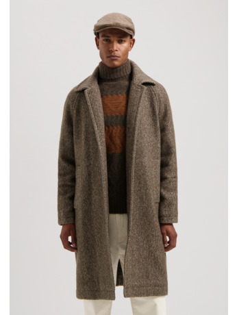 Dstrezzed Heren Jas Zwart Isaac Coat