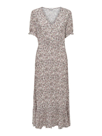 Regular Fit O-Neck Short Sleeves (S/S) Maxi Jurk