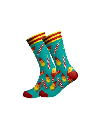 Heren 1-pack sokken Patroon Pattern