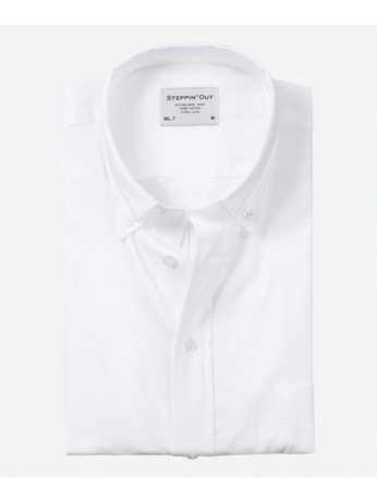 Fine Oxford Shirt Button-Down ML7