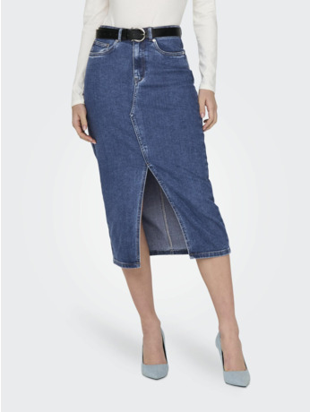 ONLSIRI FRONT SLIT SKIRT DNM GUA NO