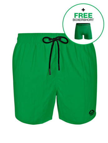 Heren Zwembroek Effen GREEN