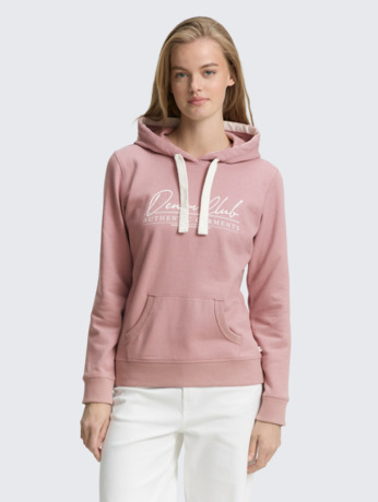 Hoodie sweatshirt met logoprint