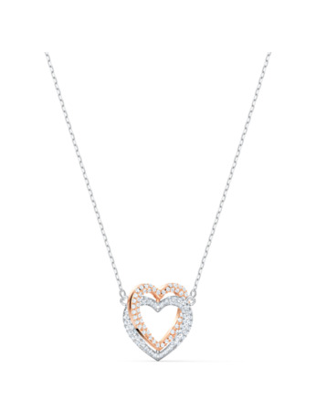 Hyperbola Infinity Necklace Mixed Plating Crystal