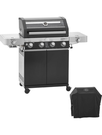 Gasbarbecue BBQ-Station Videro G4-S 30 mBar + cover