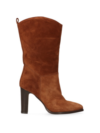 CHIARA 3/4 LAARS COGNAC SUEDE
