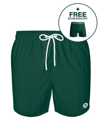Jongens Zwembroek Effen Storm Green