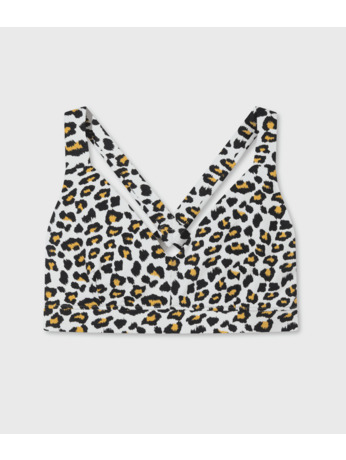 sporty bra leopard