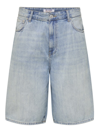 Wide Fit Denim Shorts  Heren