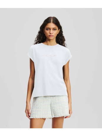 SIGNATURE RHINESTONE T-SHIRT