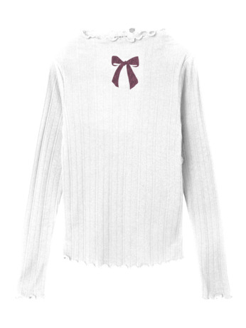 Slim Fit Mock Neck Lange Mouwen (L/M) Meisjes