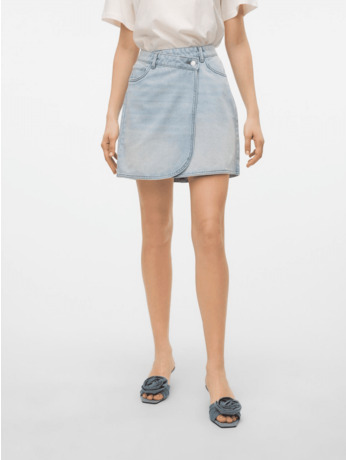 VMBETTY SHORT WRAP DENIM SKIRT GU32