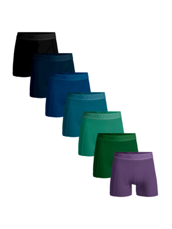 Heren 7-pack licht katoenen effen