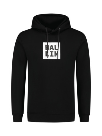 Gestapelde Logo Hoodie Mannen