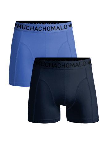 Jongens 2-Pack Boxershorts Effen Blue