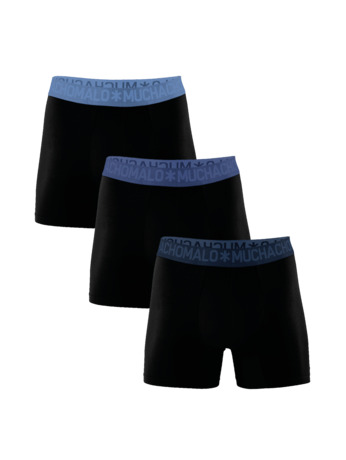 Heren 3-Pack Bamboe Boxershorts Effen
