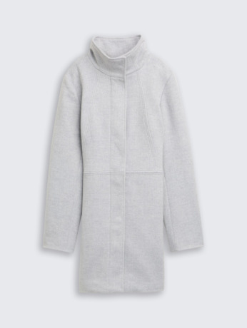 Jas in gemêleerde look