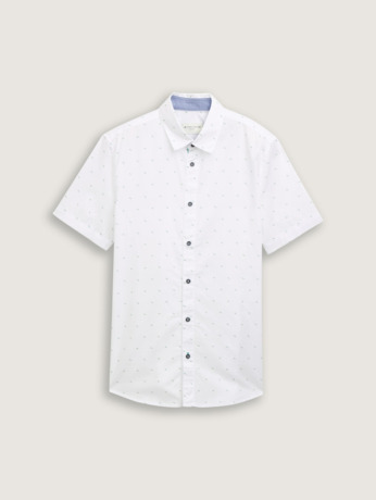 Shirt met korte mouwen en patroon