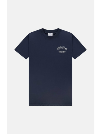 De Lijnen T-shirt Blauw Unisex