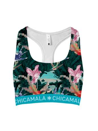 Meisjes 1-pack racer back Print Print