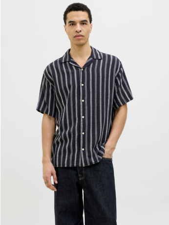 JJEENZO STRIPE RESORT SHIRT SS SN