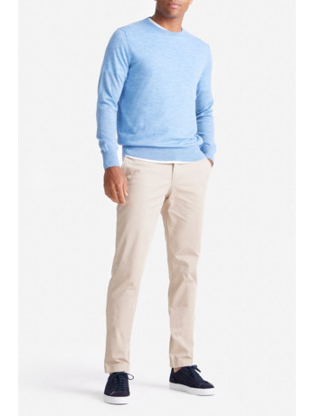 King Essentials The John Pullover Merino Lichtblauw