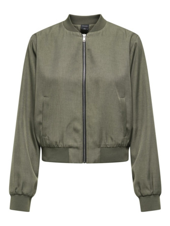 O-Neck Long Sleeves (L/S) Bomberjack met lange mouwen en O-hals voor dagelijks gebruik