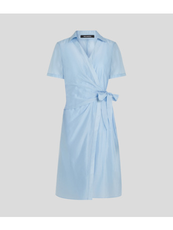 SHEER WRAP DRESS