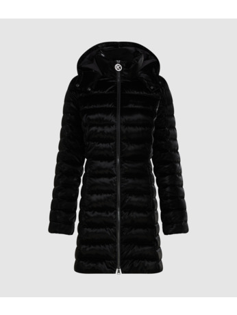 GLOSSY FITTED PUFFER