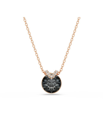 Bella Pendant OU Rose Gold shiny Crystal Silver Night Crystal