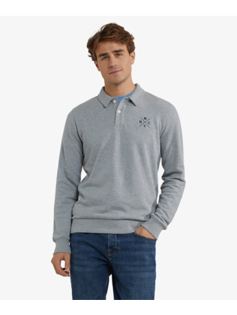 Polo Sweatshirt 100% Cotton Heren