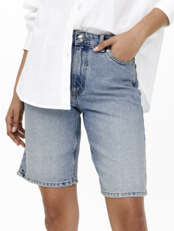 Regular Fit Lange Denim Shorts