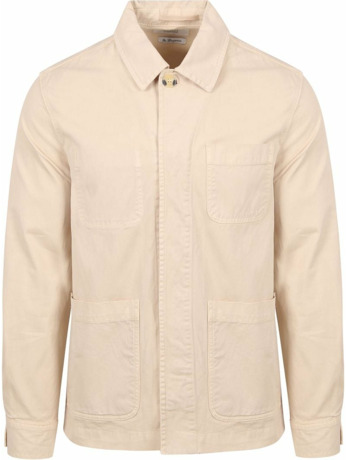 King Essentials The Benjamin Overshirt Ecru