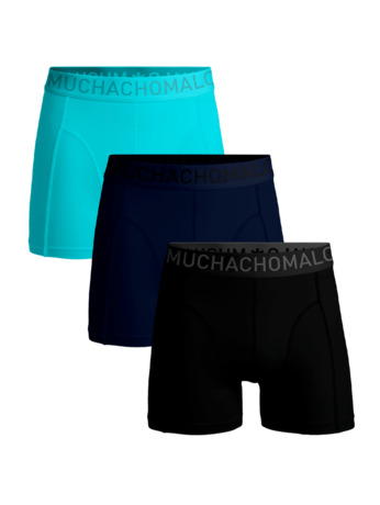 Heren 3-pack Boxershorts Microvezel Black/Blue/Green