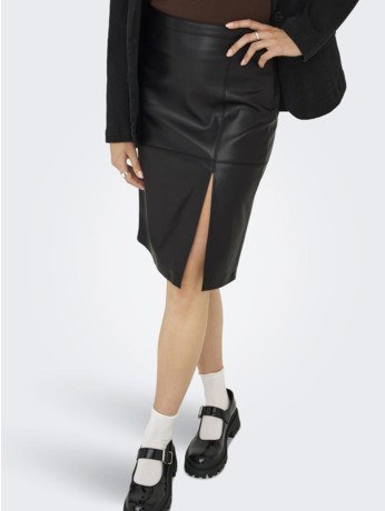 ONLOLINE FAUX LEATHER SKIRT OTW NOOS