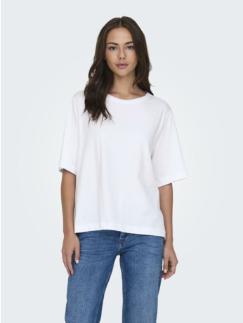 Loose Fit O-Neck Short Sleeves (S/S) Basic O-hals T-shirt met losse pasvorm en korte mouwen