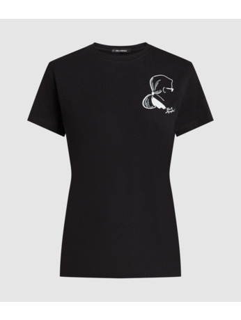 SKETCH CAMEO PRINT T-SHIRT