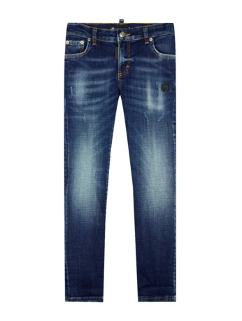 BASE WASHED DENIM JEANS