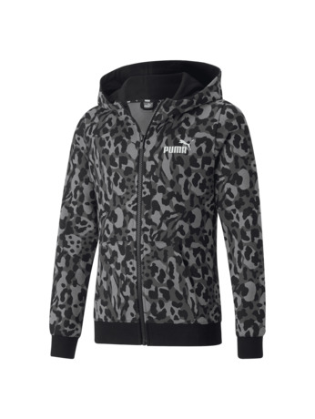 Alpha AOP Full-Zip Hoodie FL G Puma Bla