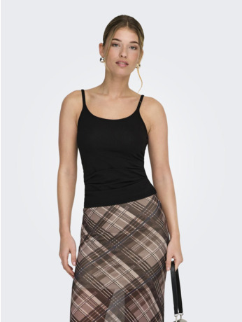 Stretch Fit O-Neck Sleeveless (S/L) O-hals mouwloze stretch fit top voor dagelijkse stijl