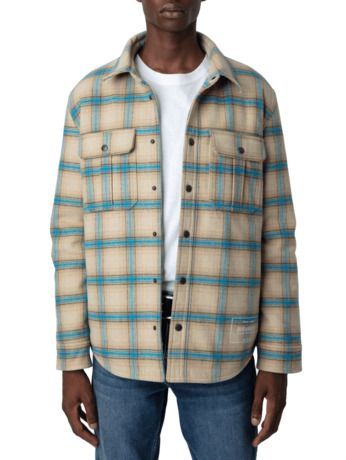 BALI WOOL CHECK PADDED FLOC