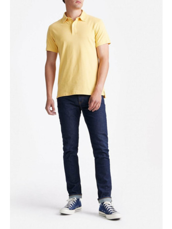 King Essentials The James Poloshirt Geel