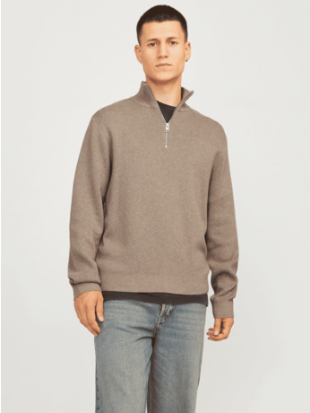 JPRBLAMILANO STITCH KNIT HALF ZIP S