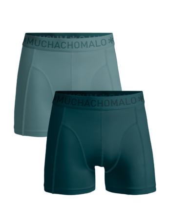 Heren 2-Pack Boxershorts Effen Green