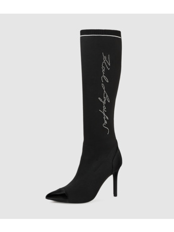 KNEE HIGH SIGNATURE KNIT BOOTS