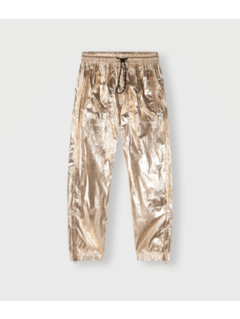 metallic pants