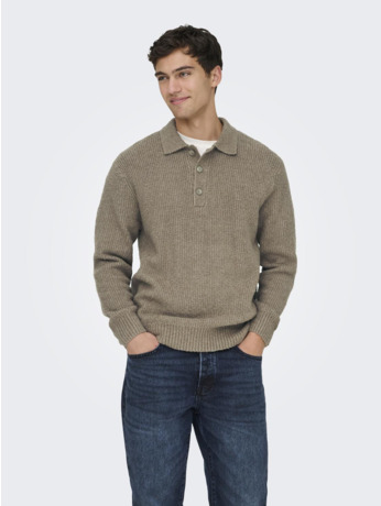 Polo met korte mouwen met relaxte pasvorm Heren