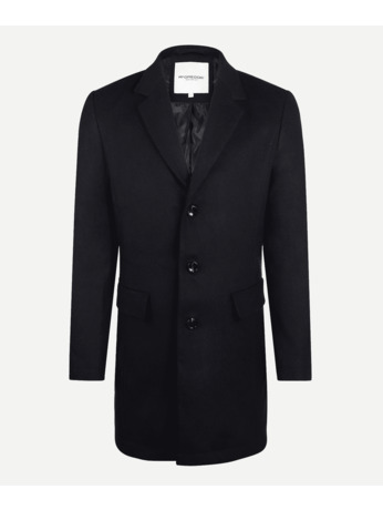 Solid Wool Over Coat