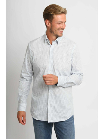 Suitable Overhemd Construct Print Wit